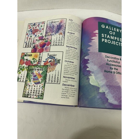 Book- The Great Rubber Stamp Book: Designing Making Using Greeting Cards… - Picture 9 of 12